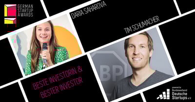 Tim Schumacher gewinnt den German Startup Award