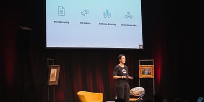 Jutta Horstmann, eyeo Managing Director at the Digitale Leute Summit